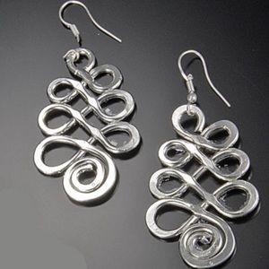 SOLD OUT! Handcrafted Hammered Silver Earrings